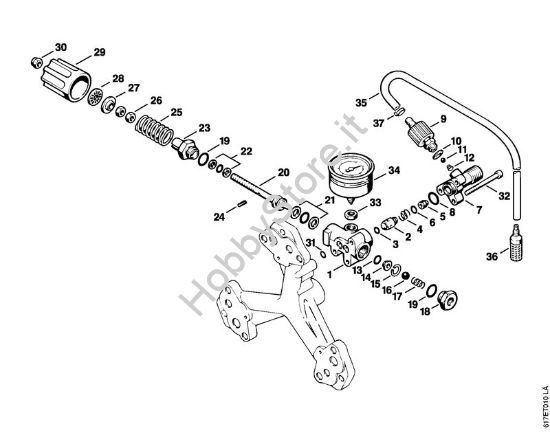 Unità  regolatrice di sicurezza RB 400 K Idropulitrice elettrica (RE) RB 400 K della marca STIHL